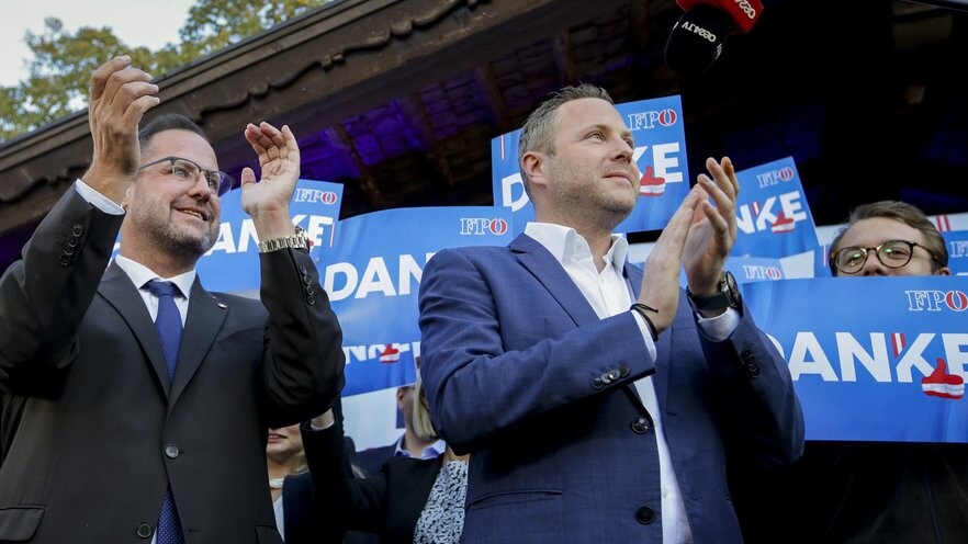 Austrijas parlamenta vēlēšanās uzvarējusi Brīvības partija