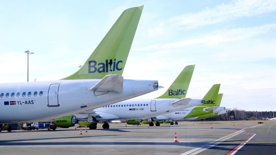 “airBaltic” pamatkapitālu samazinās par 571 miljonu eiro