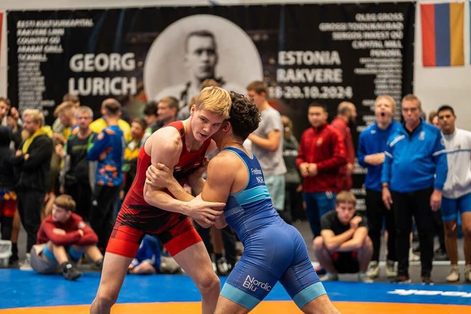 Grieķu-romiešu cīņas sportistiem medaļas sacensībās Igaunijā
