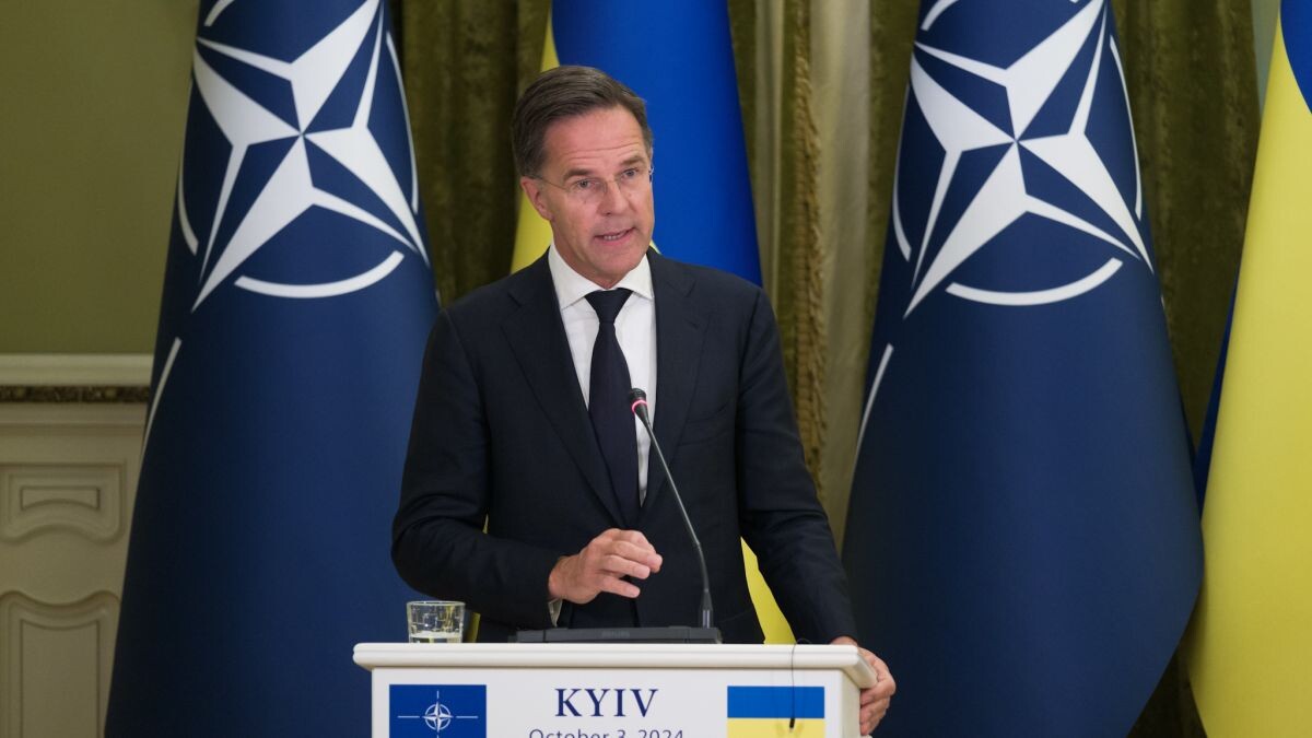 NATO jaunais ģenerālsekretārs Rite ieradies Kijivā