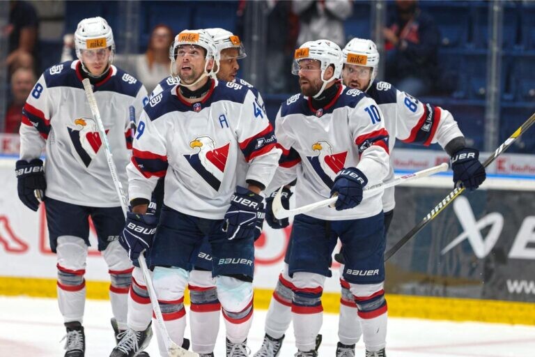 Video: Haralds Egle “Slovan” rindās iemet uzvaras ripu