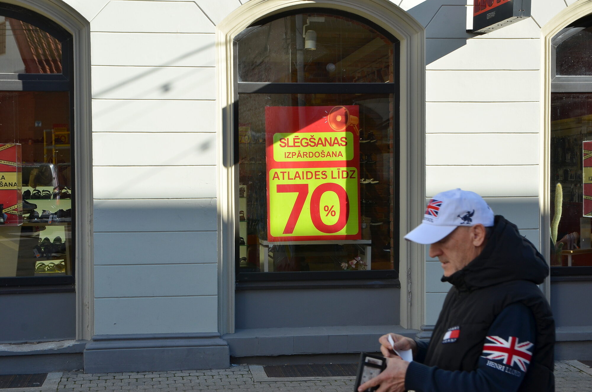 Foto: Veikals “Euroskor” pamet Liepāju