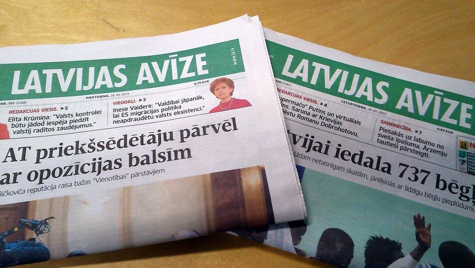 Pirmdienās vairs neiznāks neviens dienas laikraksts latviešu valodā