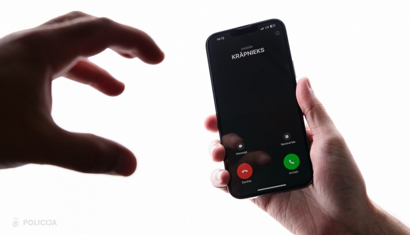 Rīgā, Ogrē, Daugavpilī un Liepājā aizturēti vēl astoņi naudas kurjeri, kuri saistīti ar telefonkrāpšanām