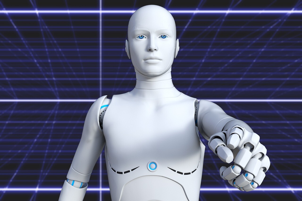 Humanoīda robota mākslas darbs pirmoreiz pārdots izsolē