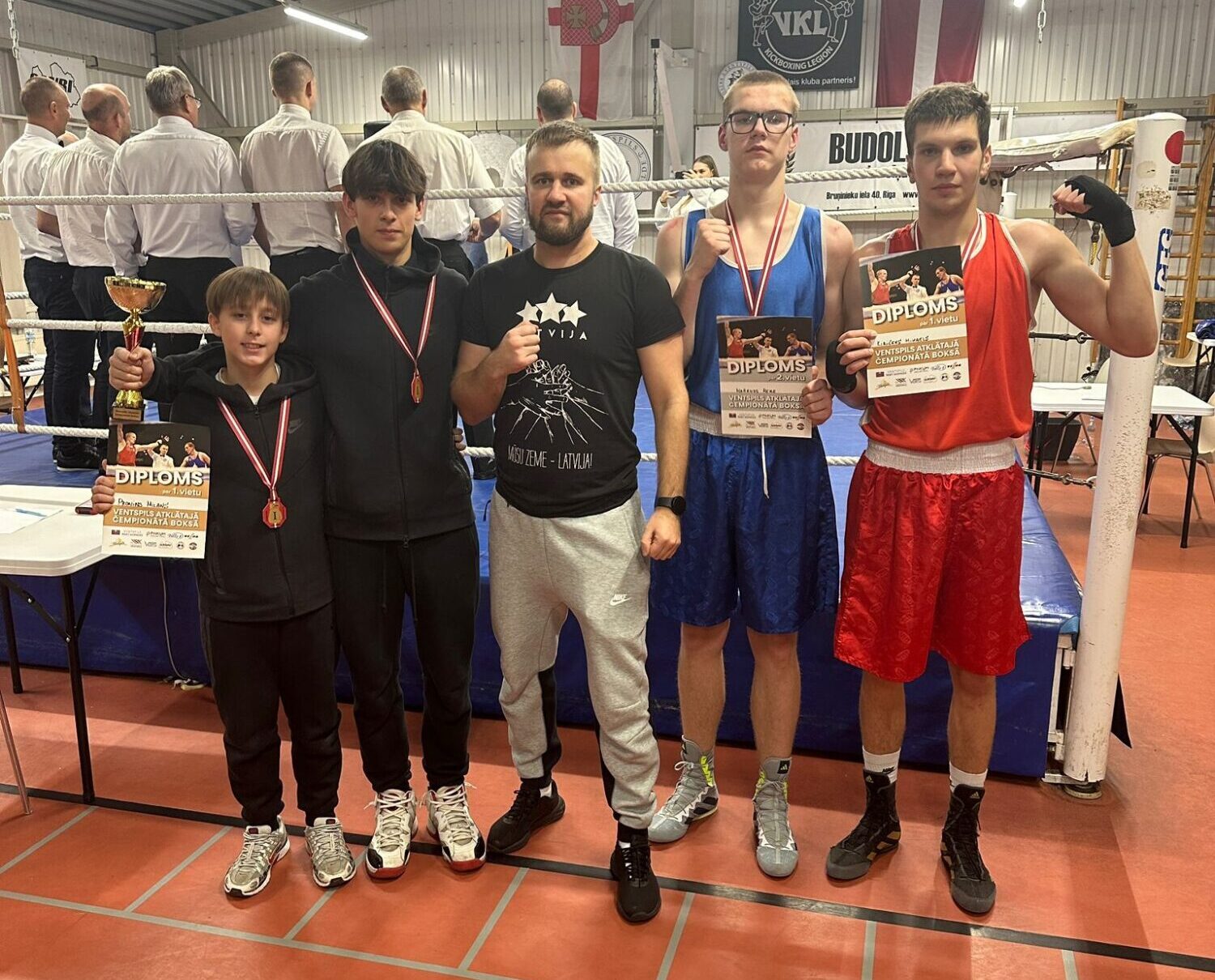 Liepājas bokseri izcīna trīs uzvaras Ventspils atklātajā čempionātā