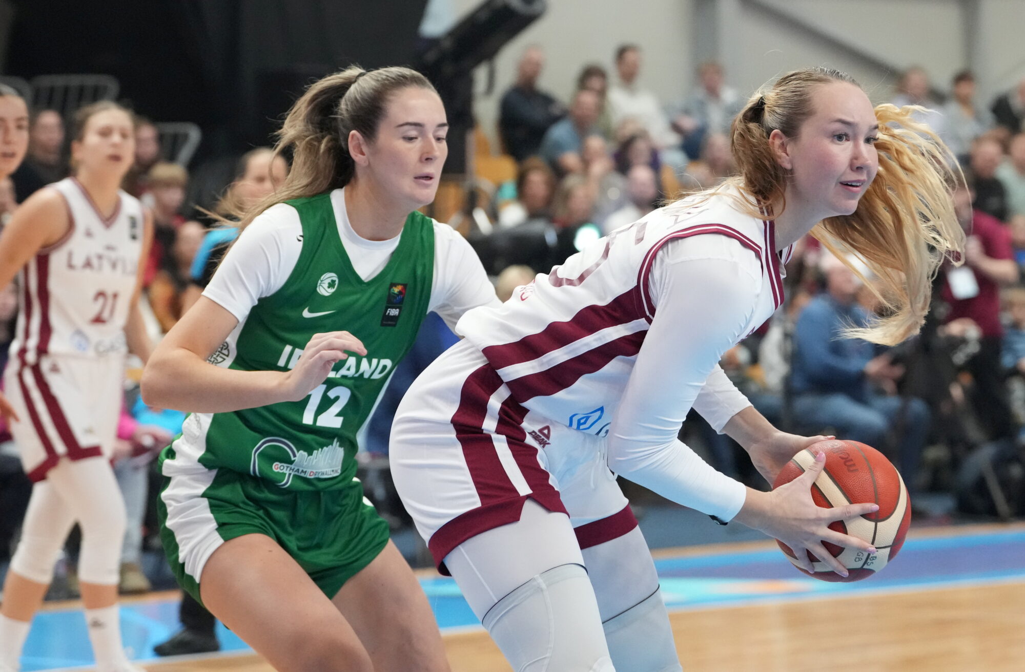 Latvijas basketbolistes Eiropas čempionāta kvalifikācijas mačā uzvar Īriju
