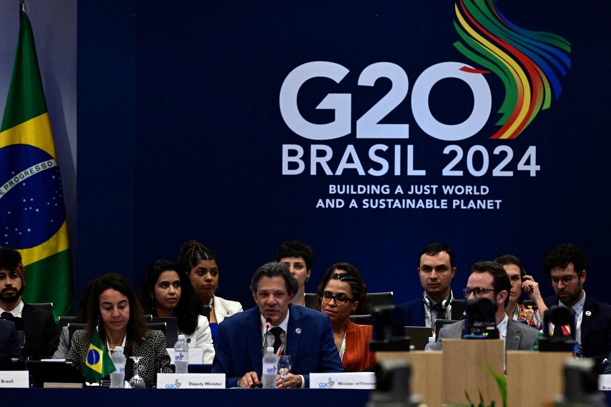 G20 līderi tiekas samitā Brazīlijā