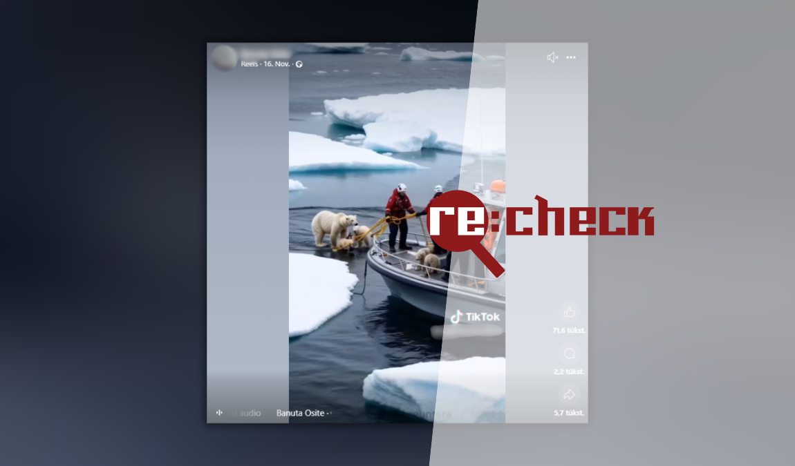 Re: Check – Polārlāču video radīts ar mākslīgo intelektu