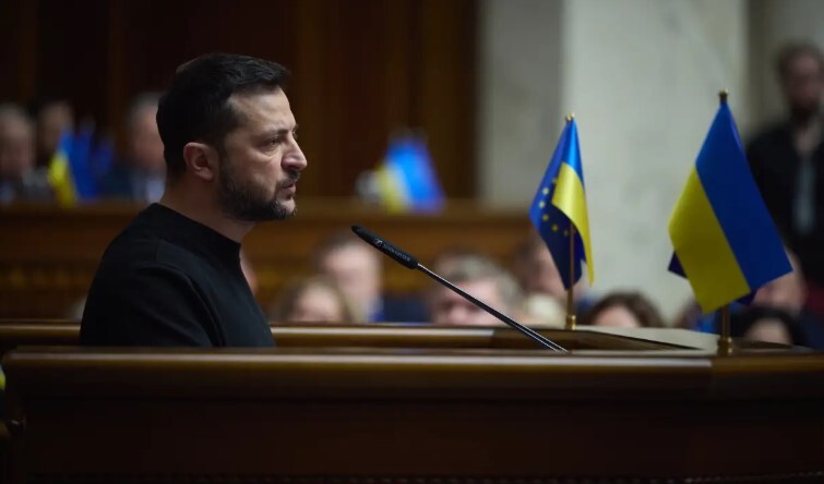 Zelenskis: Ukrainai nākamgad jāsaražo 30 000 tālās darbības dronu