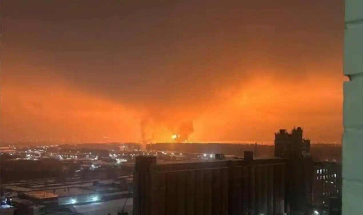 Video: Ukrainas dronu triecienā cietusi Brjanskas apgabala naftas bāze