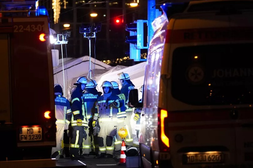 Bojāgājušo skaits uzbrukumā Magdeburgā pieaudzis līdz pieciem