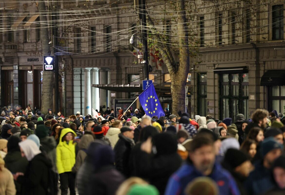 Tbilisi piecpadsmito dienu nerimst protesti
