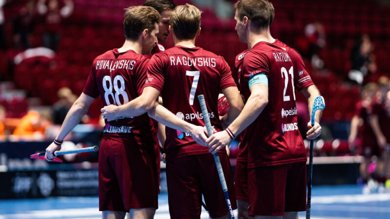 Latvijas florbolisti pasaules čempionātā iekļūst ceturtdaļfinālā