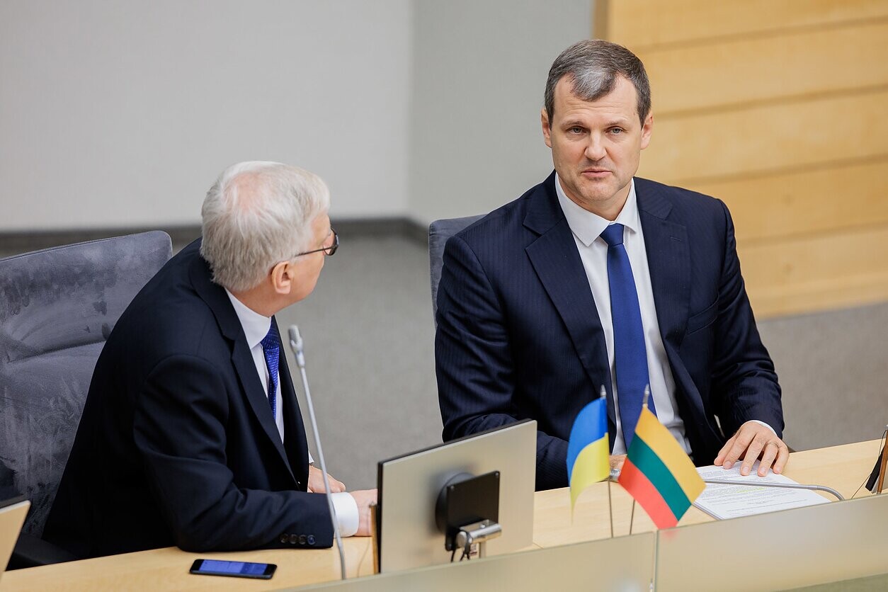 Lietuvas valdība ieradusies Ukrainā
