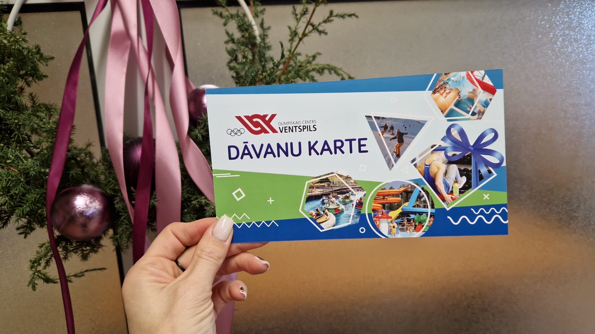 Olimpiskā centra “Ventspils” dāvanu karte veselībai un enerģijai