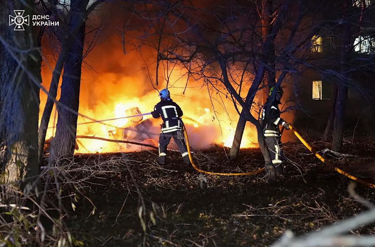Krievu drona triecienā Sumos nogalināti deviņi cilvēki