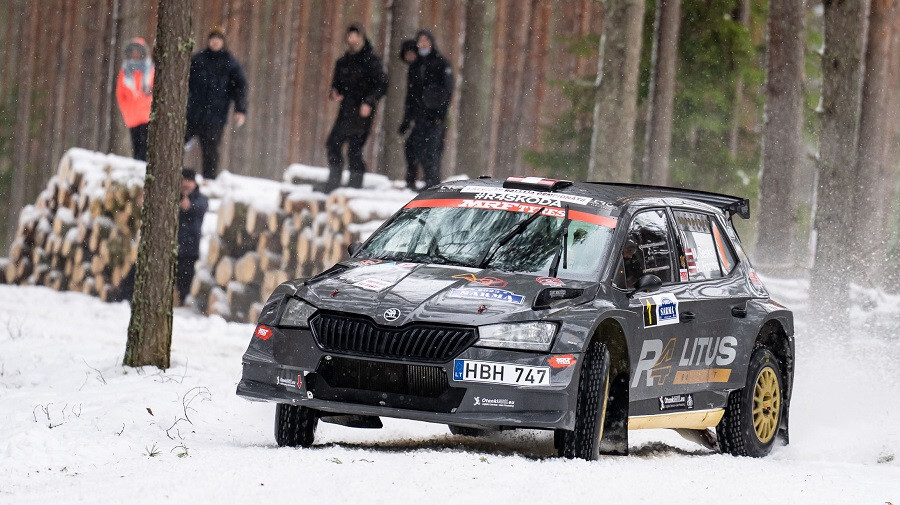 Seskam/Francim 1. starta numurs Alūksnes rallijā