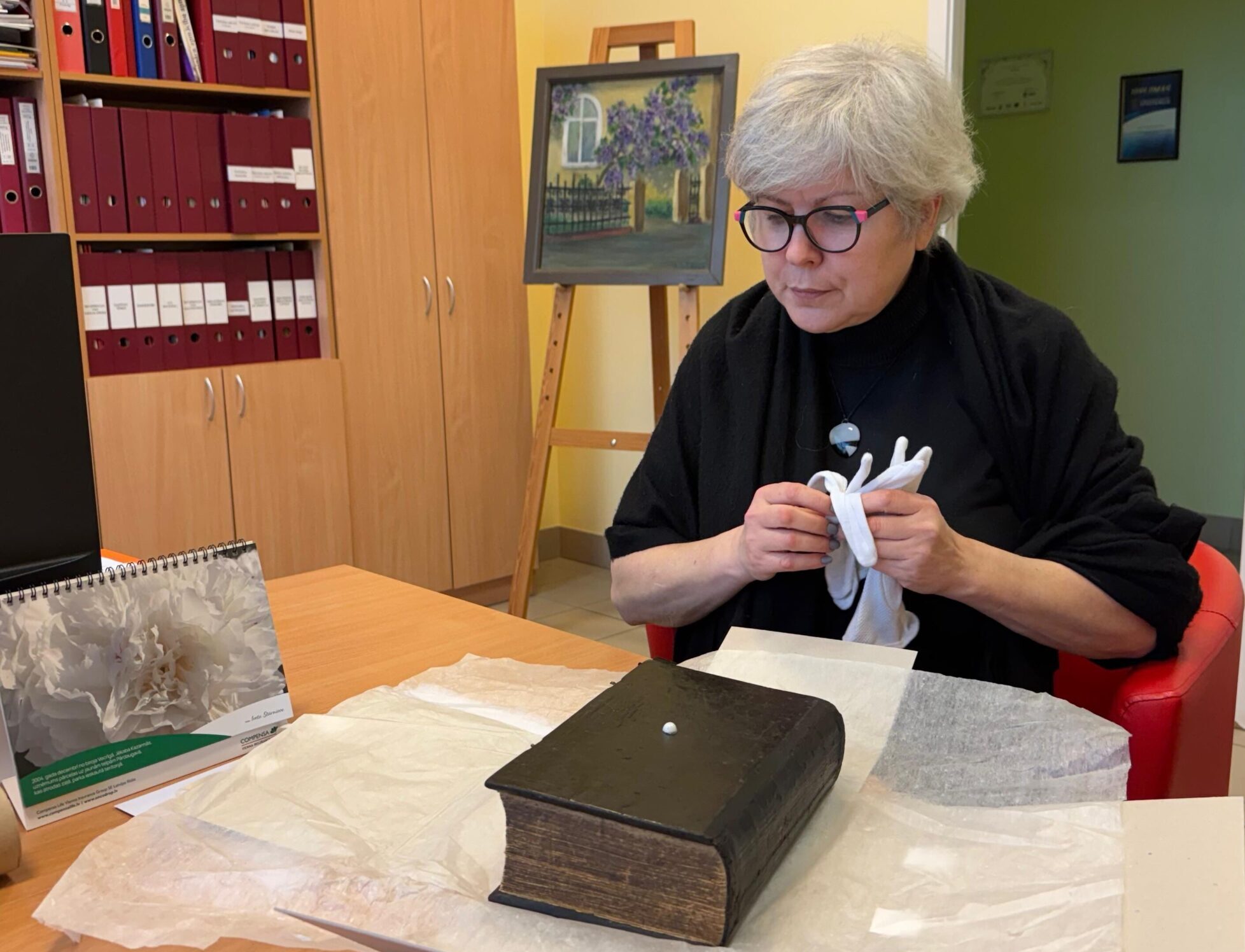 Bibliotēka iesprūk muzeja laukā
