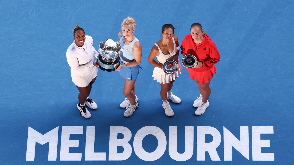 Video: Ostapenko/Sji zaudē Austrālijas atklātā čempionāta dubultspēļu finālā