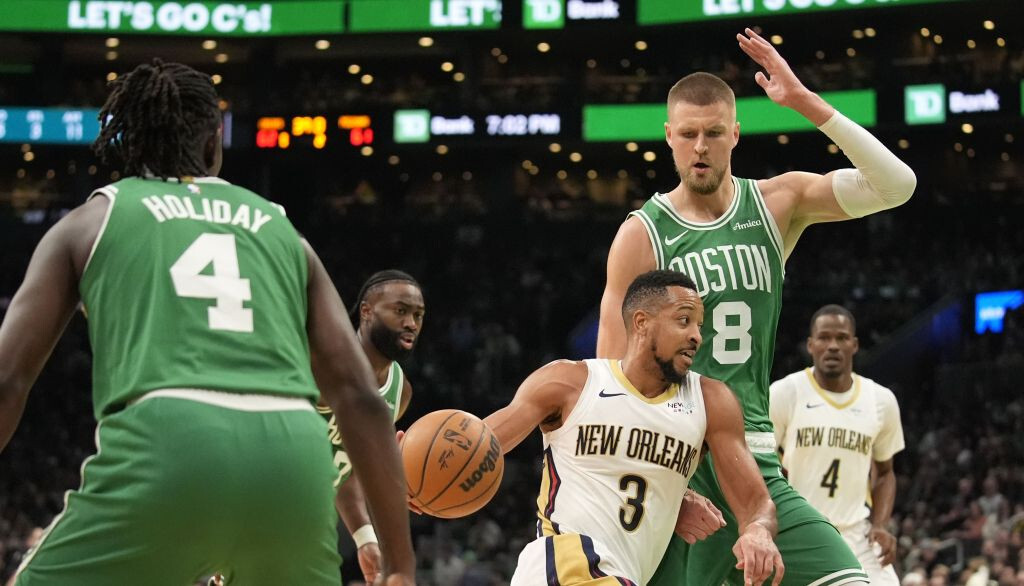 Video: Porziņģim 19 punkti “Celtics” panākumā pār “Pelicans”