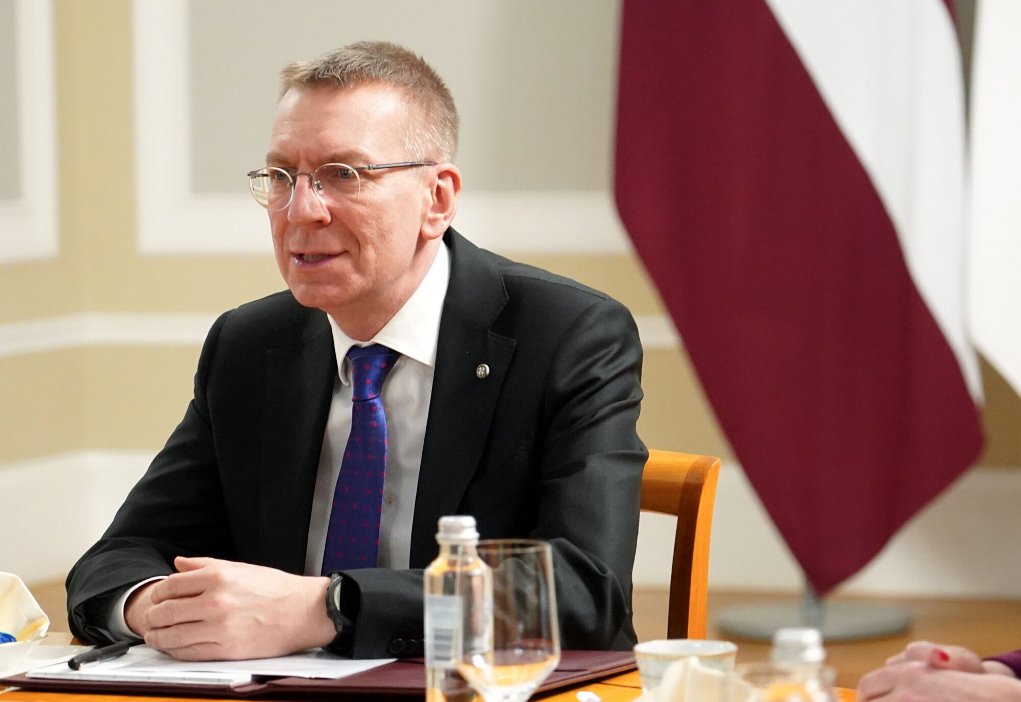 Prezidents ar Lihtenšteinas kroņprinci pārrunā sadarbību Krievijas kara noziegumu tribunāla izveidē