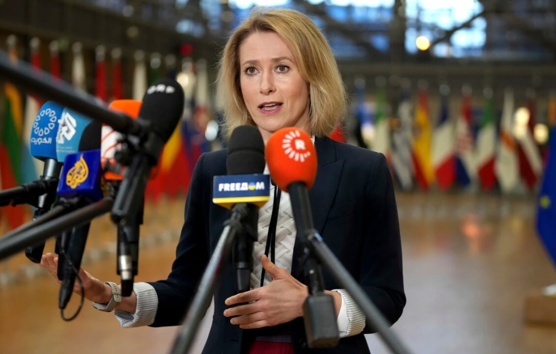 Kaja Kallasa: Diktators ir Putins, nevis Zelenskis