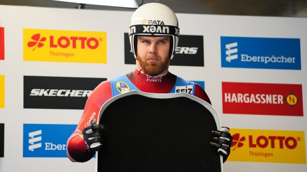 Aparjods Eiropas čempionātā kamaniņu sportā paliek uzreiz aiz goda pjedestāla