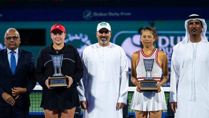Video: Ostapenko Dubaijas “WTA 1000” dubultspēļu sacensību finālā piedzīvo zaudējumu
