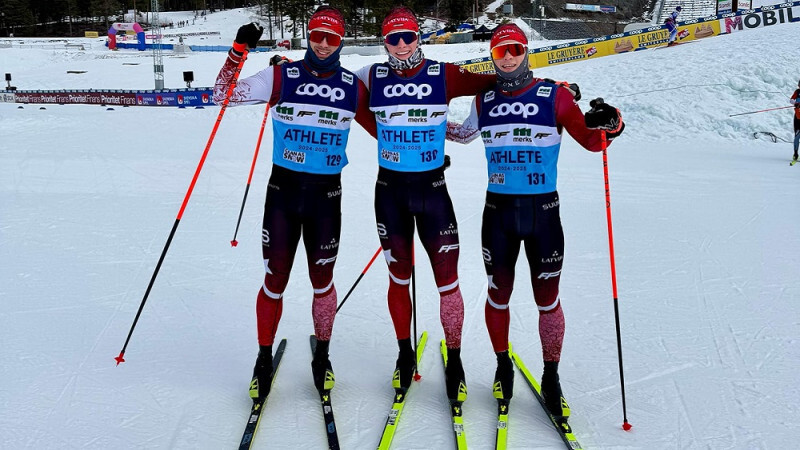 Latvijas kvartetam pasaules čempionātā distanču slēpošanā 22. vieta stafetē