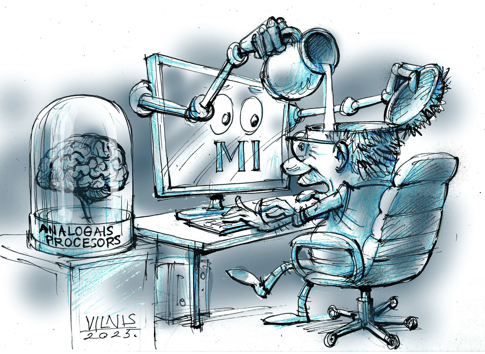 Karikatūra: MI centrs