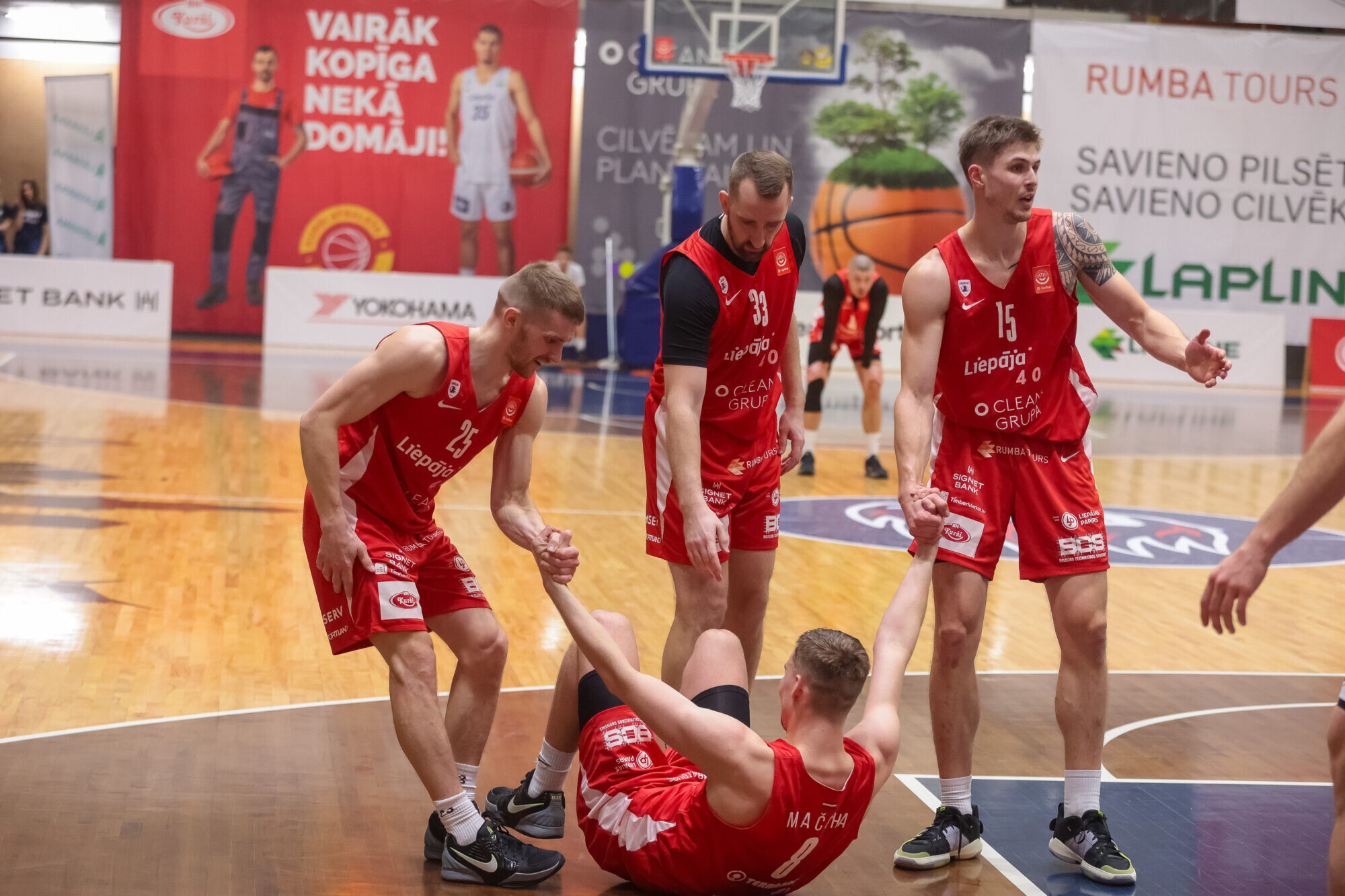 Apvienotās līgas izslēgšanas spēļu turnīra mačā BK “Liepāja” uzņems “Kalev/Cramo”