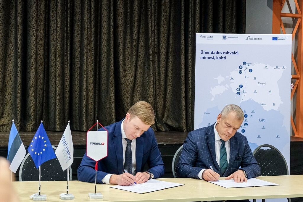 Igaunijā noslēgti būvniecības līgumi par pusi no “Rail Baltica” pamattrases