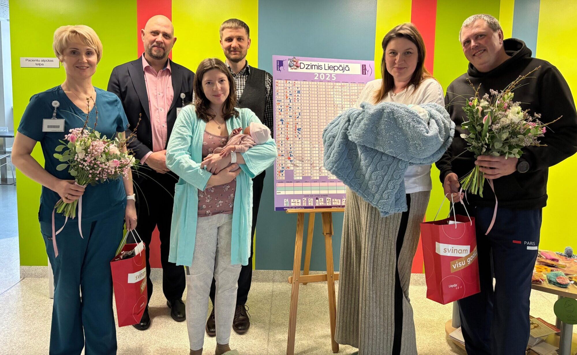 Liepājas 400. dzimšanas dienā pasaulē nākuši divi mazulīši