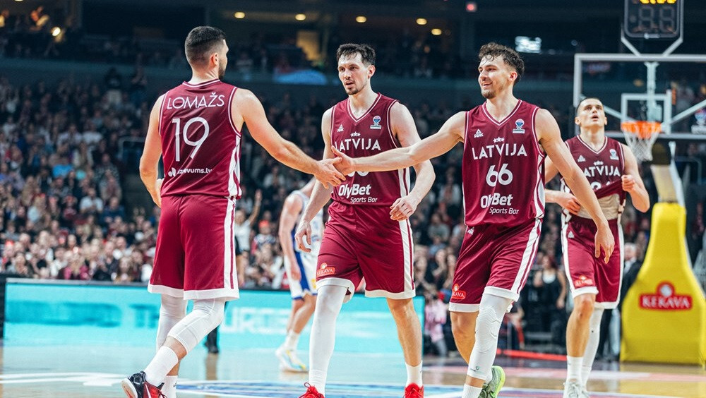 Latvijas basketbola izlase pirms Rīgā gaidāmā Eiropas čempionāta izlozes būs otrajā grozā