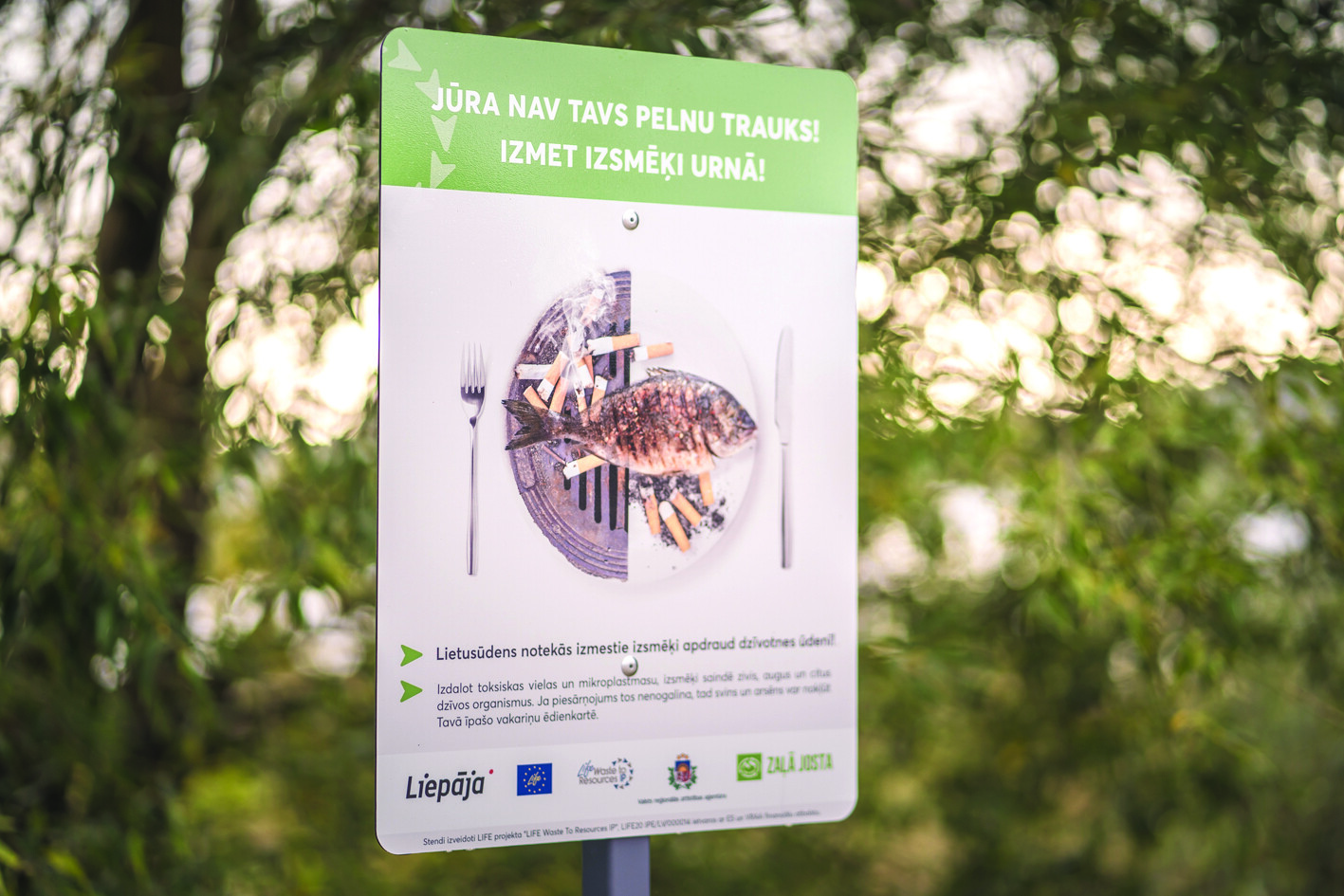 Cigarešu izsmēķi – neredzamais, bet nopietnais piesārņojums