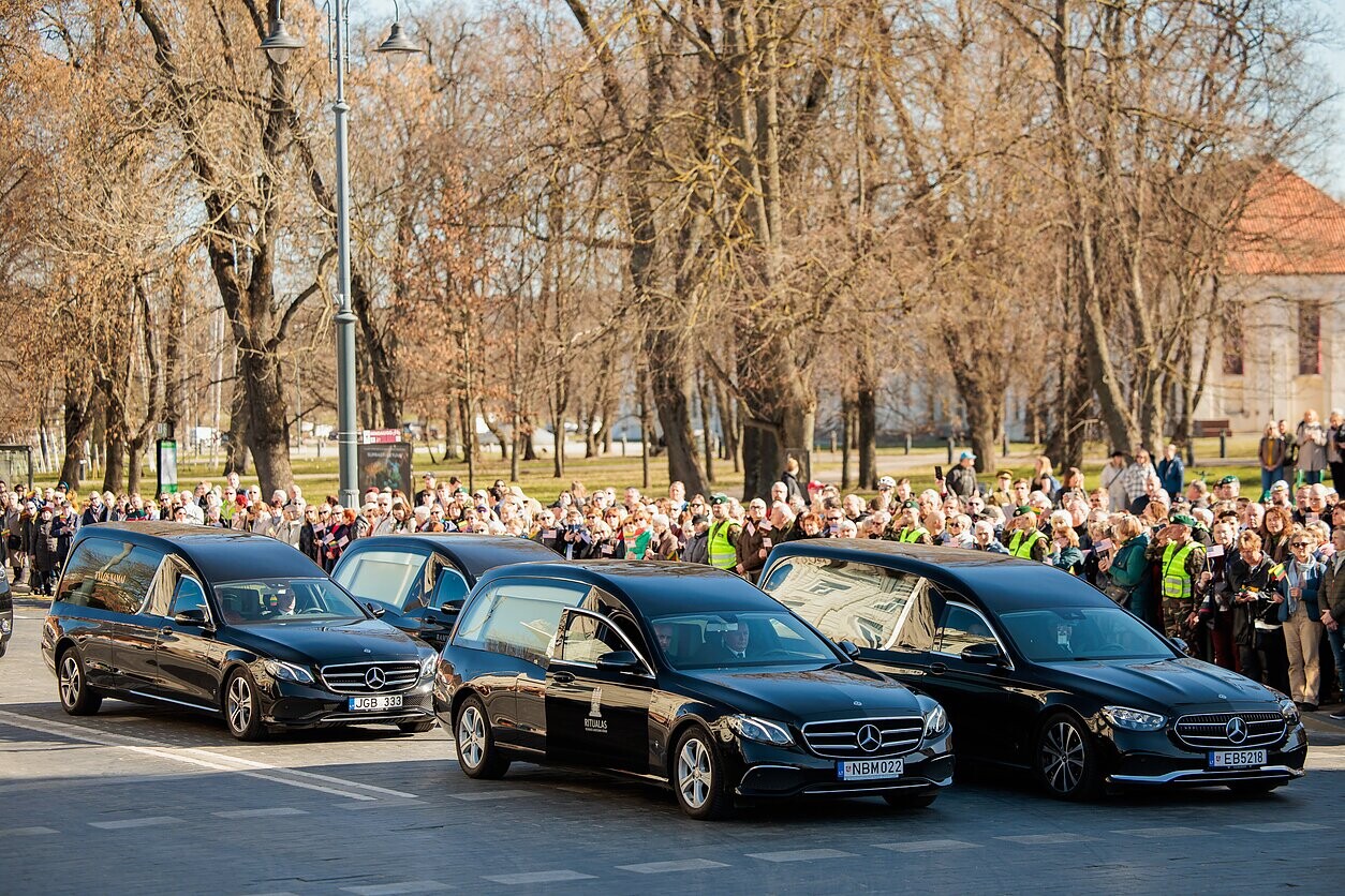 Ceremonijā Viļņā atvadās no četriem bojāgājušajiem ASV karavīriem
