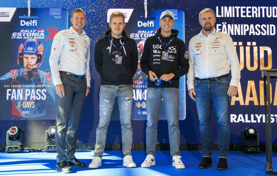 “WRC Delfi Rally Estonia” piedāvā īpaša dizaina skatītāju kartes Seska un Tanaka faniem