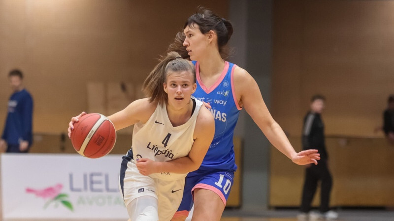 Video: “Liepāja”/LSSS basketbolistēm uzvara pirmajā LSBL pusfināla spēlē