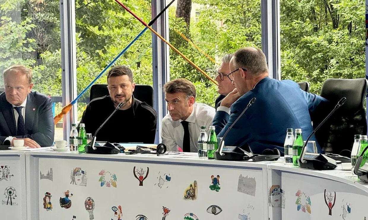Zelenskis un Eiropas līderi sazvanījušies ar Trampu