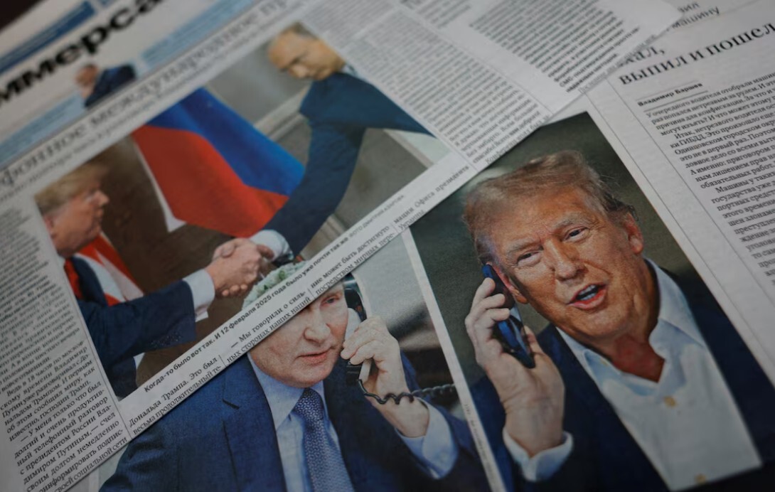 Trampam pirmdien būs telefonsarunas Putinu, Zelenski un NATO valstīm