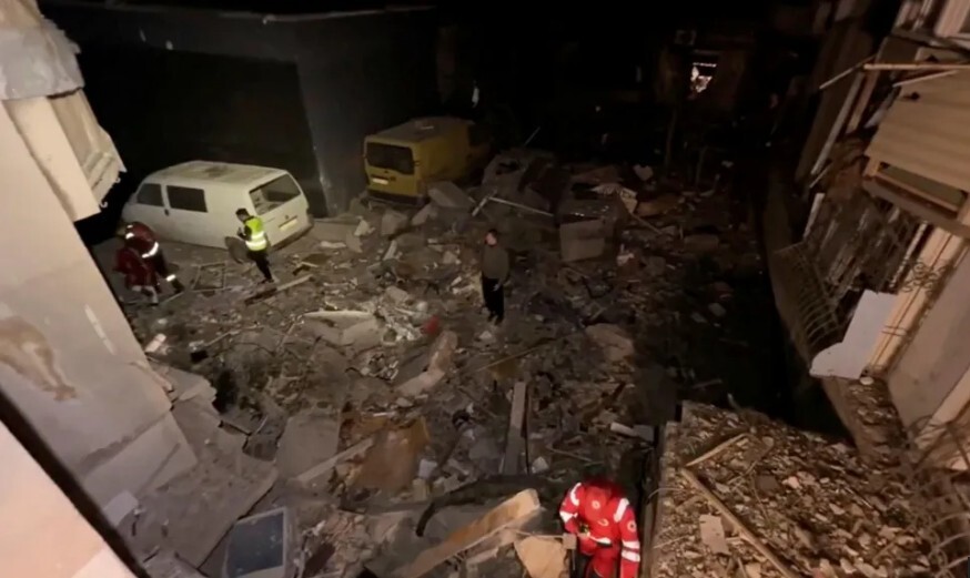 Krievijas dronu triecienā Odesā divi bojāgājušie un pieci ievainotie