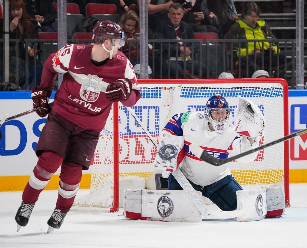 Latvijas hokeja izlase aizvadīs pēdējo pārbaudes spēli pirms pasaules čempionāta