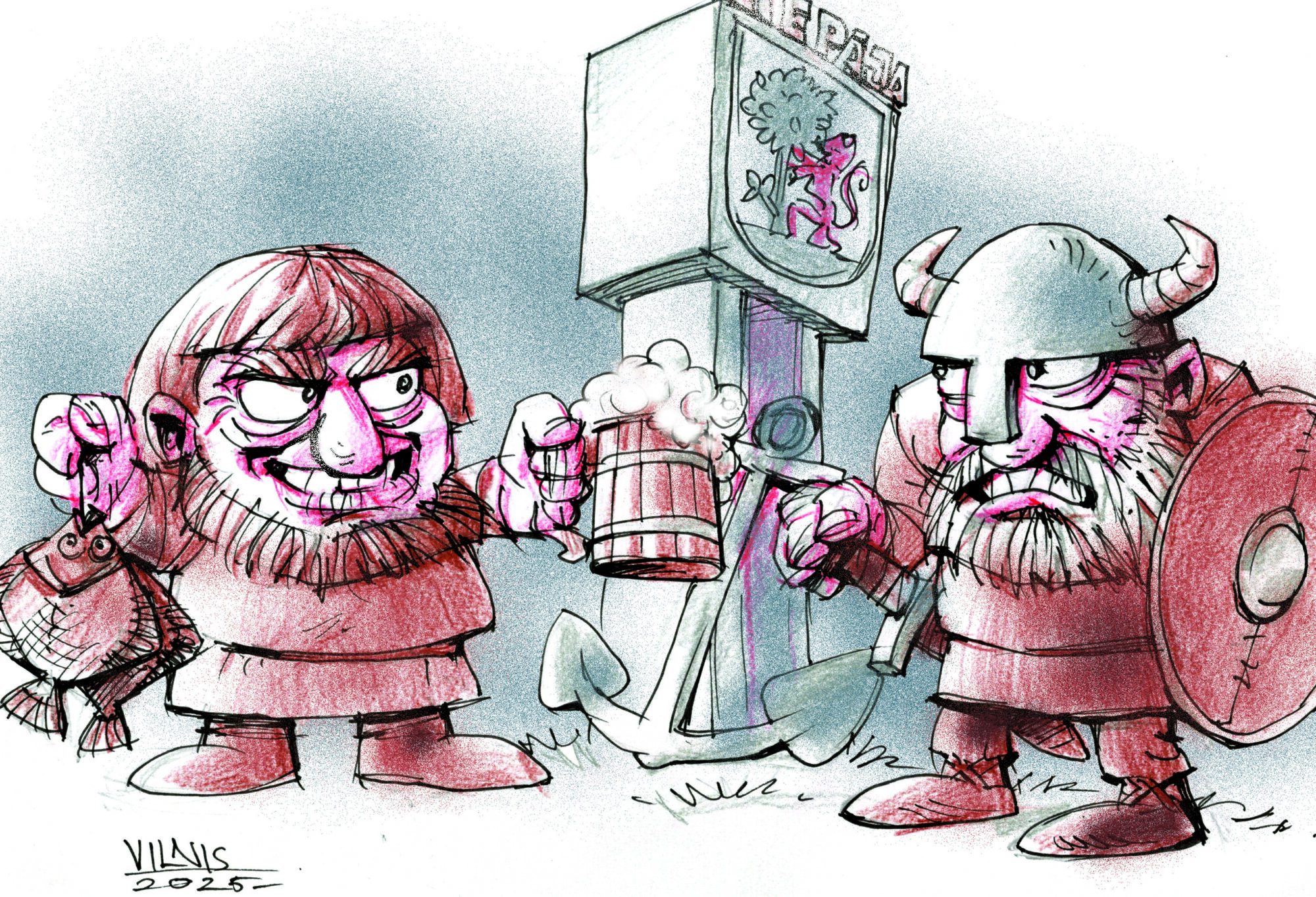 Karikatūra: Senmēri