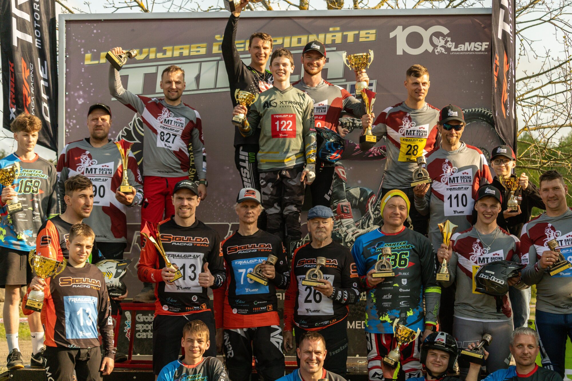 Grobiņā aizvadīts Latvijas čempionāta triālā otrais un trešais posms