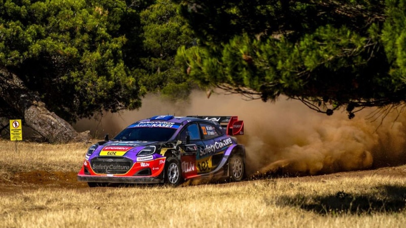Seska ekipāža turpina WRC Akropoles ralliju ar ātrumposmos izcīnītām vietām otrajā desmitā