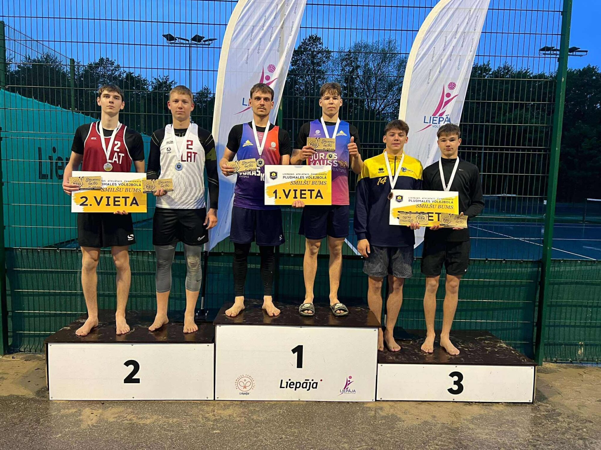 Lietaini aizvadīts pirmais atklātā čempionāta volejbolā posms