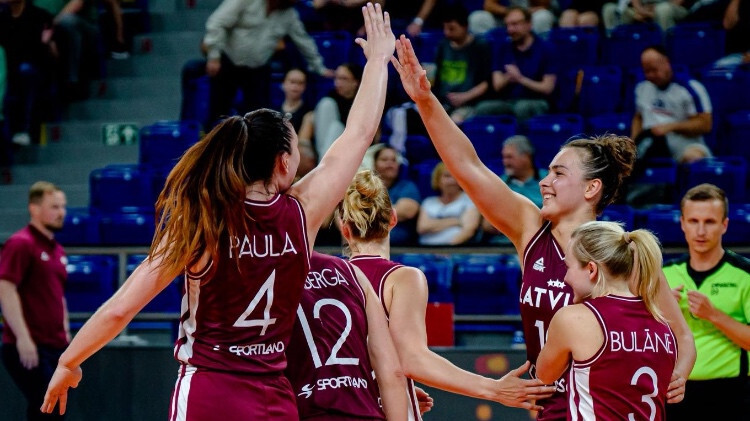 Latvijas basketbolistes pirmajā pārbaudes mačā viesos uzvar Čehiju