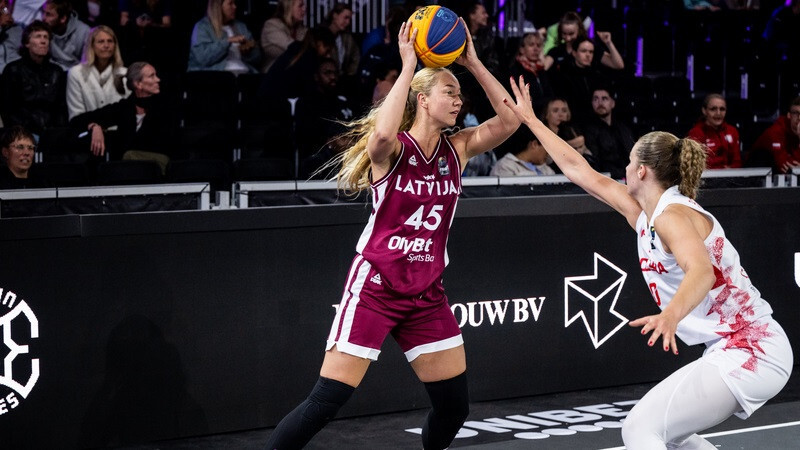 Video: Latvijas 3×3 basketbolistes Pasaules sērijas turnīrā iekļūst ceturtdaļfinālā