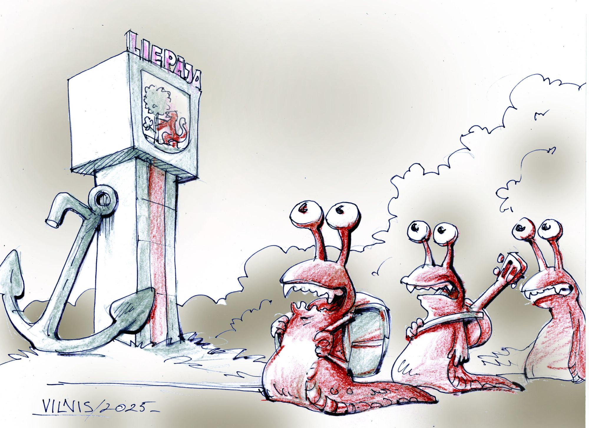 Karikatūra: Viņi ir klāt!